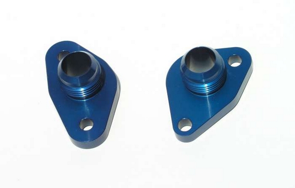 SBF W/P PORT ADAPTERS -12AN MALE/PR/BLUE